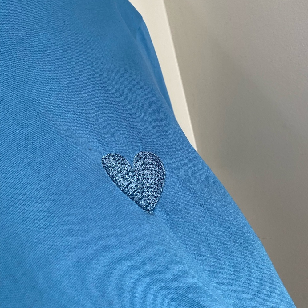 INIMIGO Men’s Organic Cotton Heart T Shirt Size XL Blue - Picture 7 of 10
